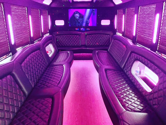 The Executive Party Bus Interior